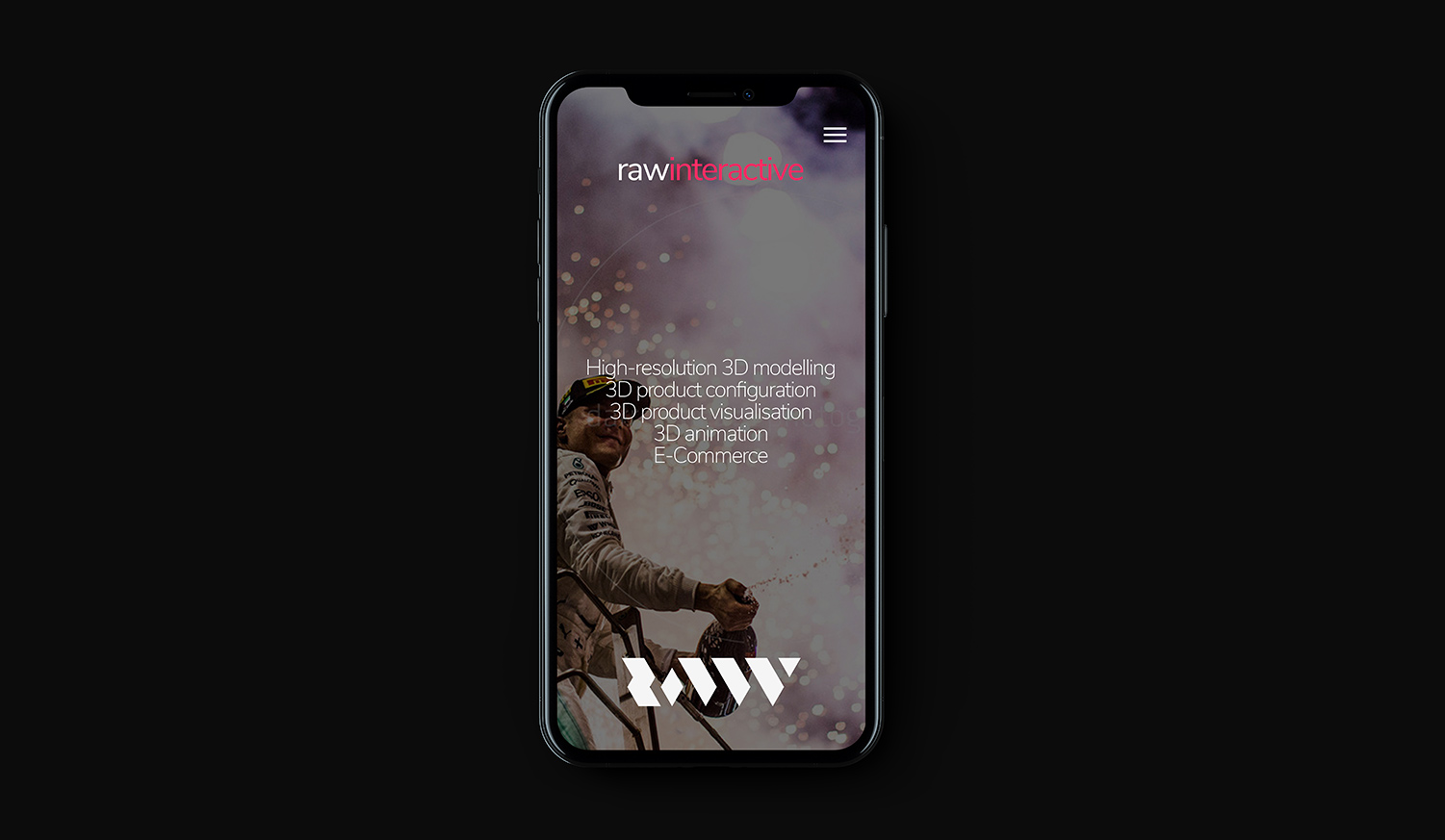 RAW Interactive - RAW iPhone X Mockup - THAT Branding Company - Creative Design and Branding Agency in Newcastle and Gateshead.jpg