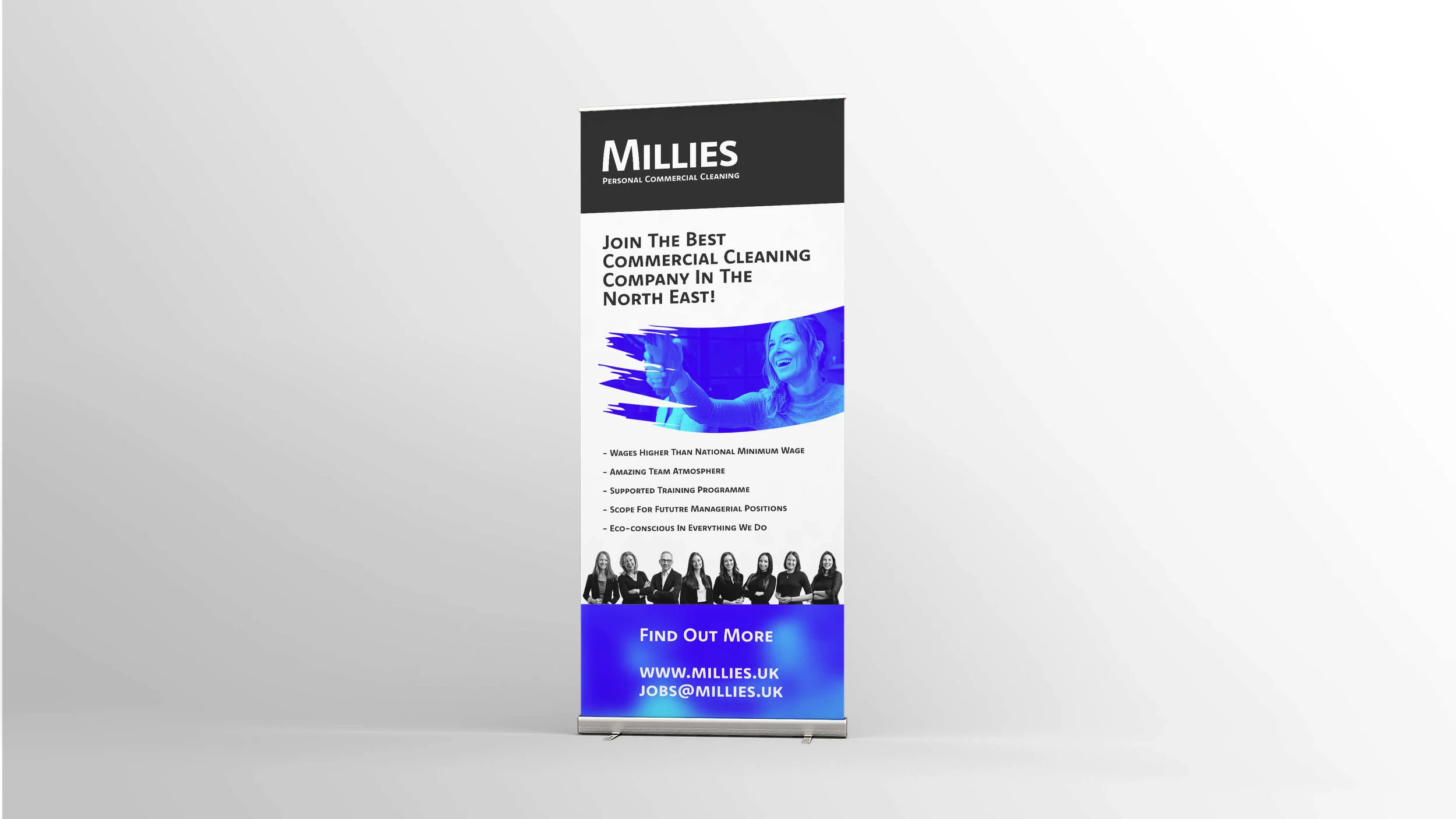 Rollup Mockup for Millies Commercial Cleaning - by THAT Branding Company - Creative Design and Branding Agency in Newcastle Gateshead and Durham.jpg