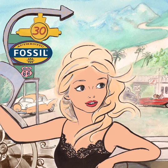 Fossil tin cover