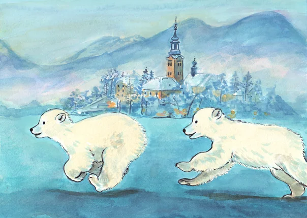 Playful Polar Bears