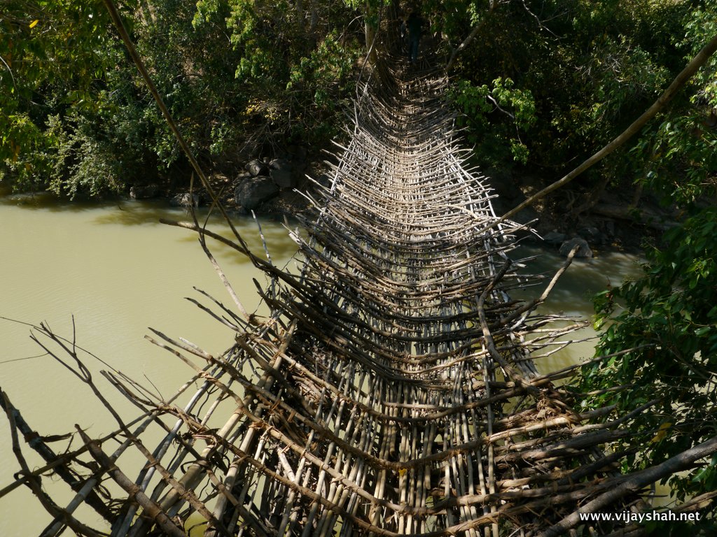 100 Year Old Bamboo Bridge, Malawi