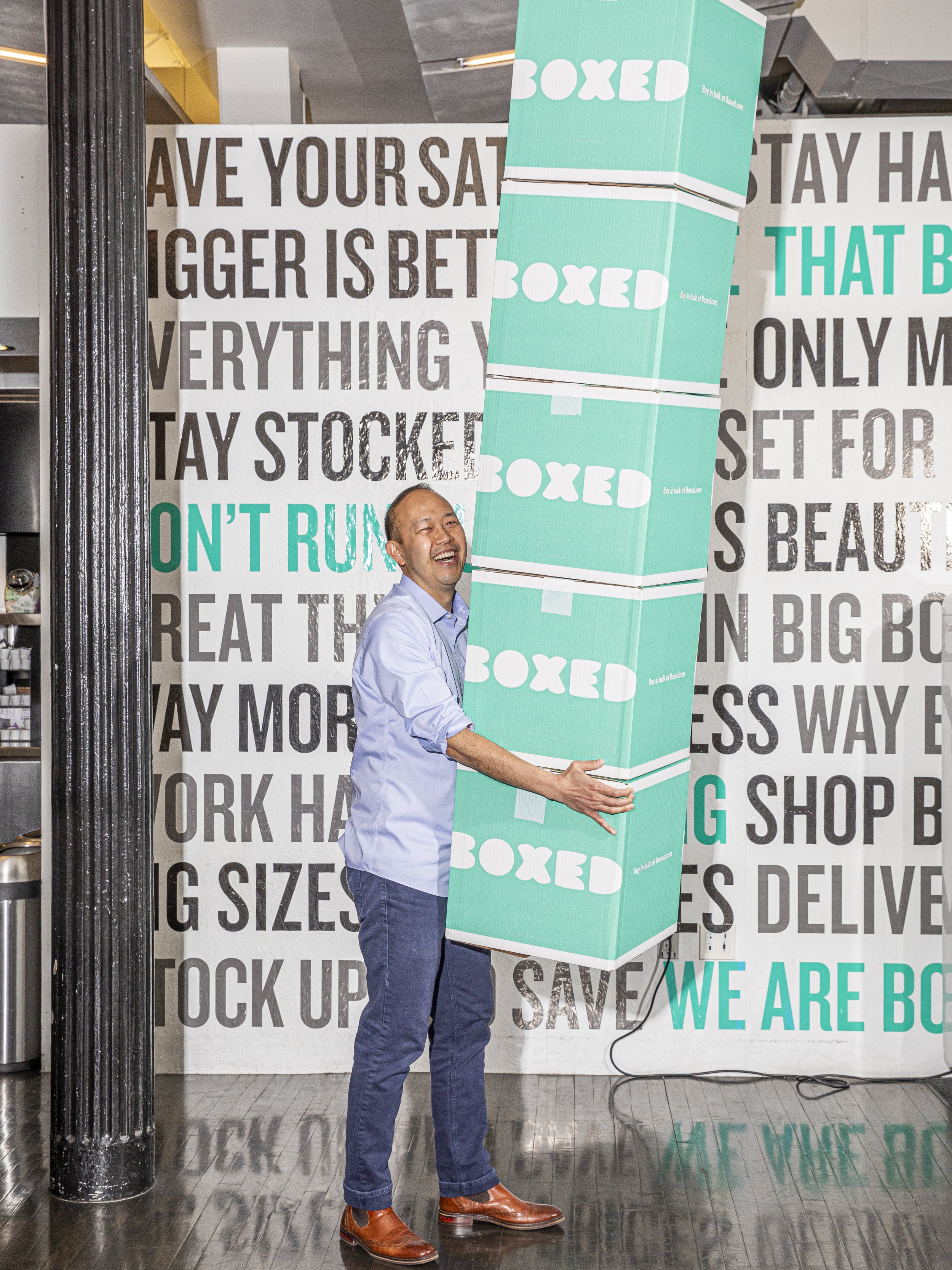  Boxed co-founder and CEO, Chieh Huang, for Inc.  
