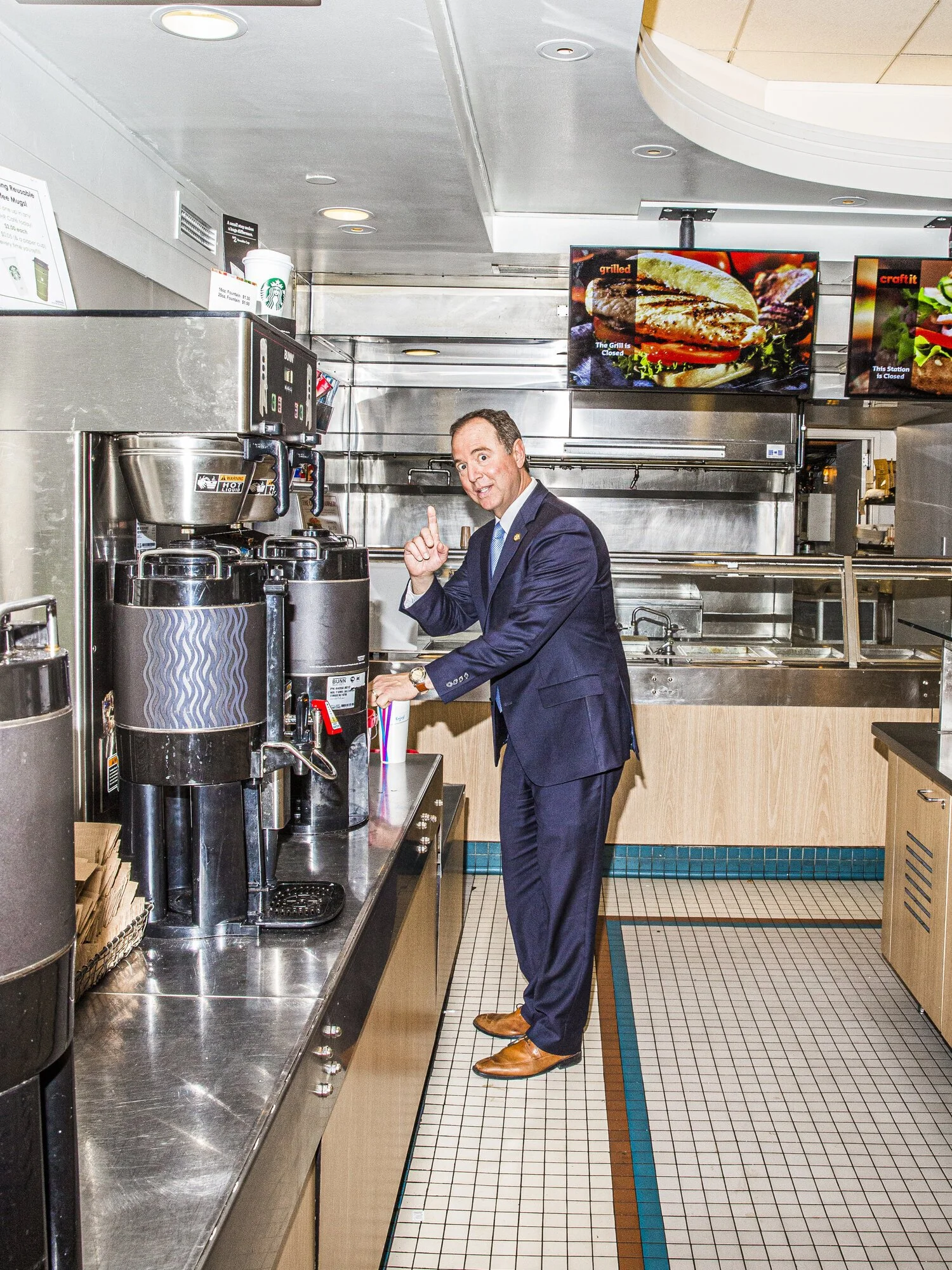 Senator Adam Schiff for The New Yorker