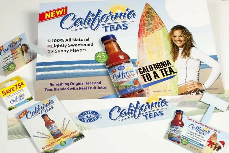 California Teas POS Campaign
