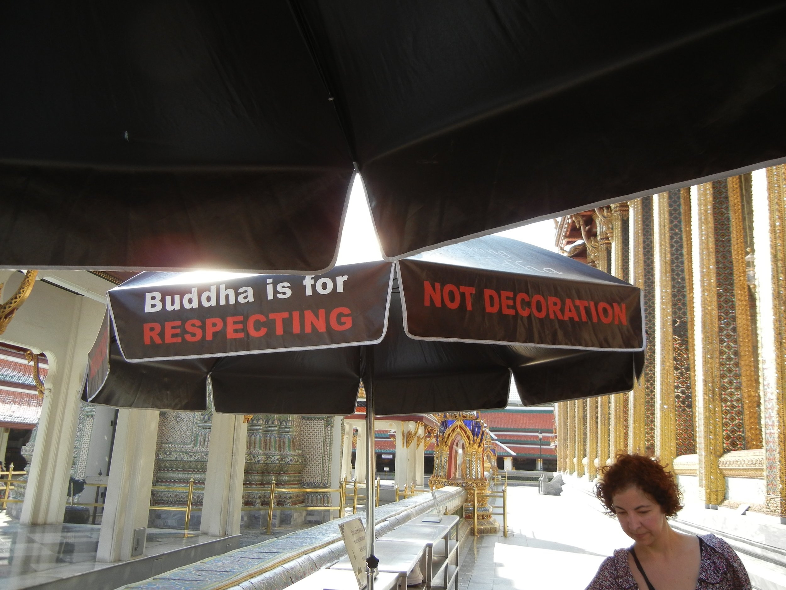 Buddha is for Respecting... Not Decoration