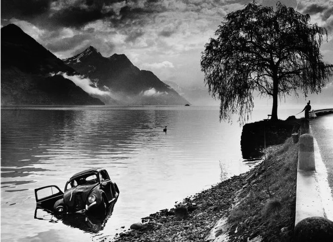 Karambolage , by Arnold Odermatt. Steidl. Fall 2013. Pictured: Buochs, 1965. 