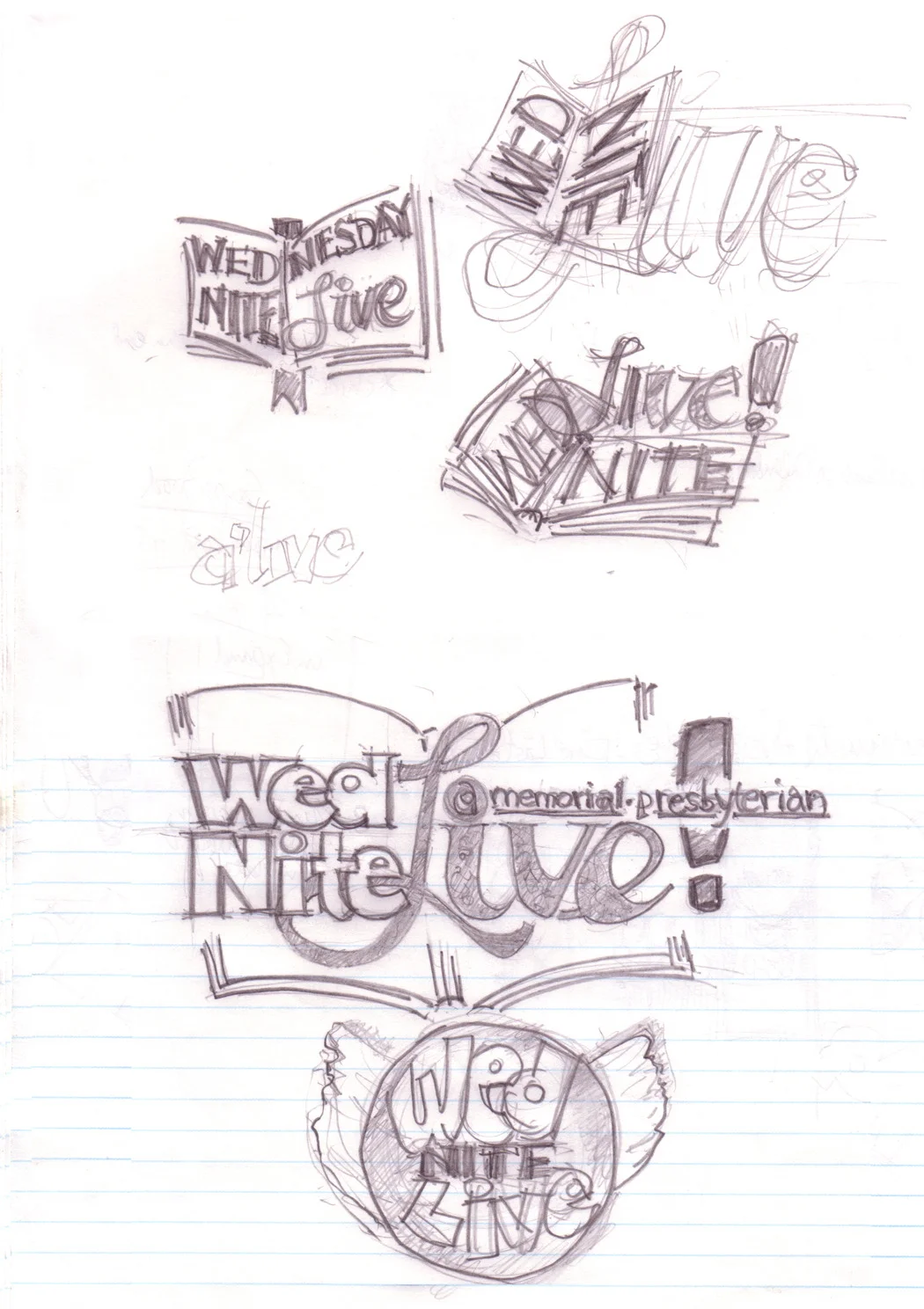 wed nite live sketch