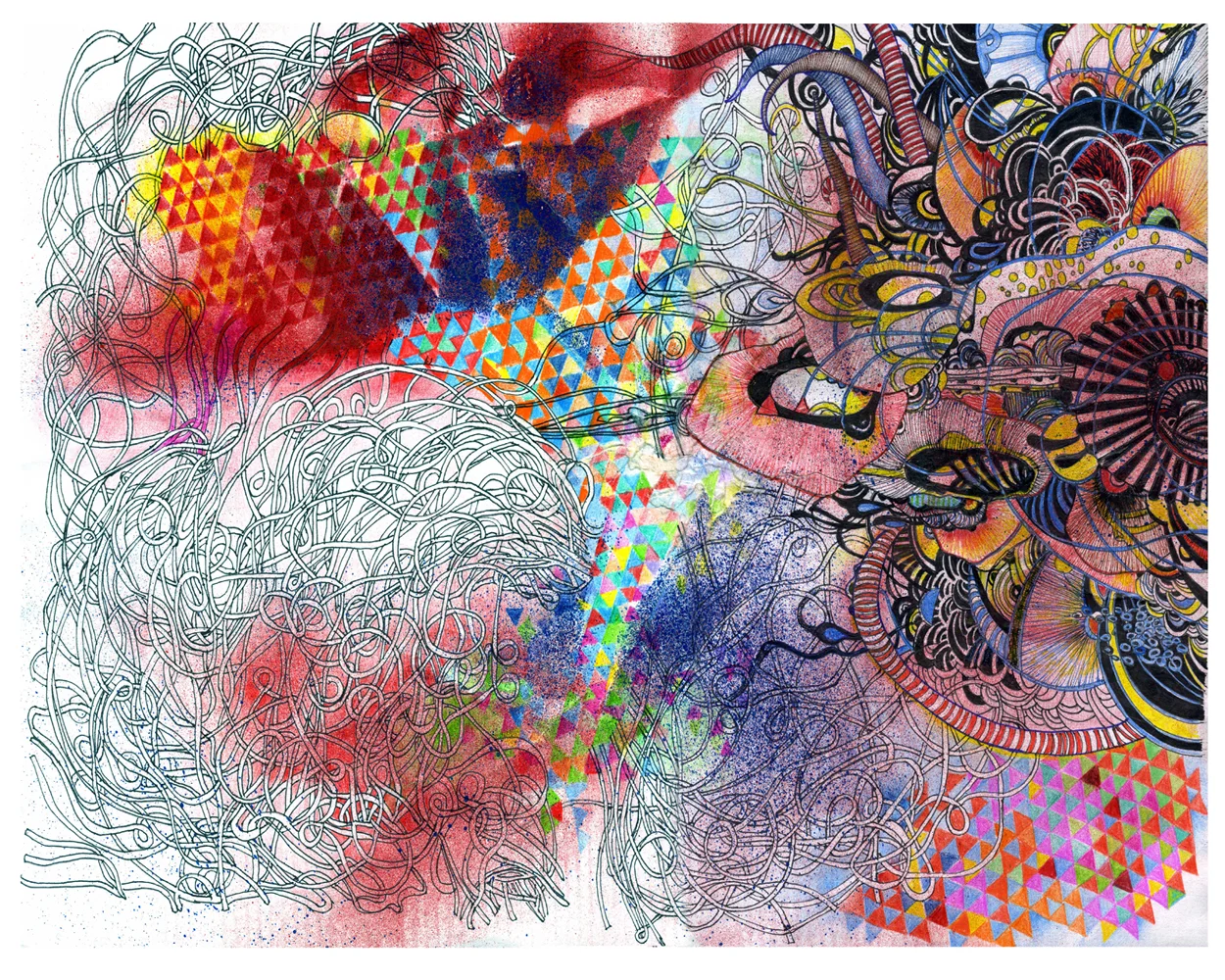 Transcendence Sea 2014 ● Original $1250. ● Archival Print $125.