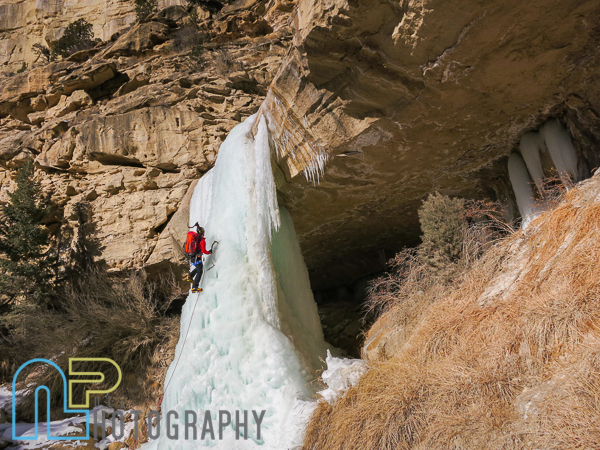 Jake Hirschi on the first pitch of the Spear of Fear.