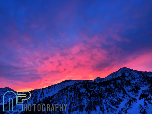 The peak of the light show.