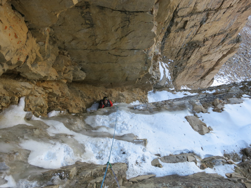 Jake Hirschi following Pitch 2 of Golden Spike .