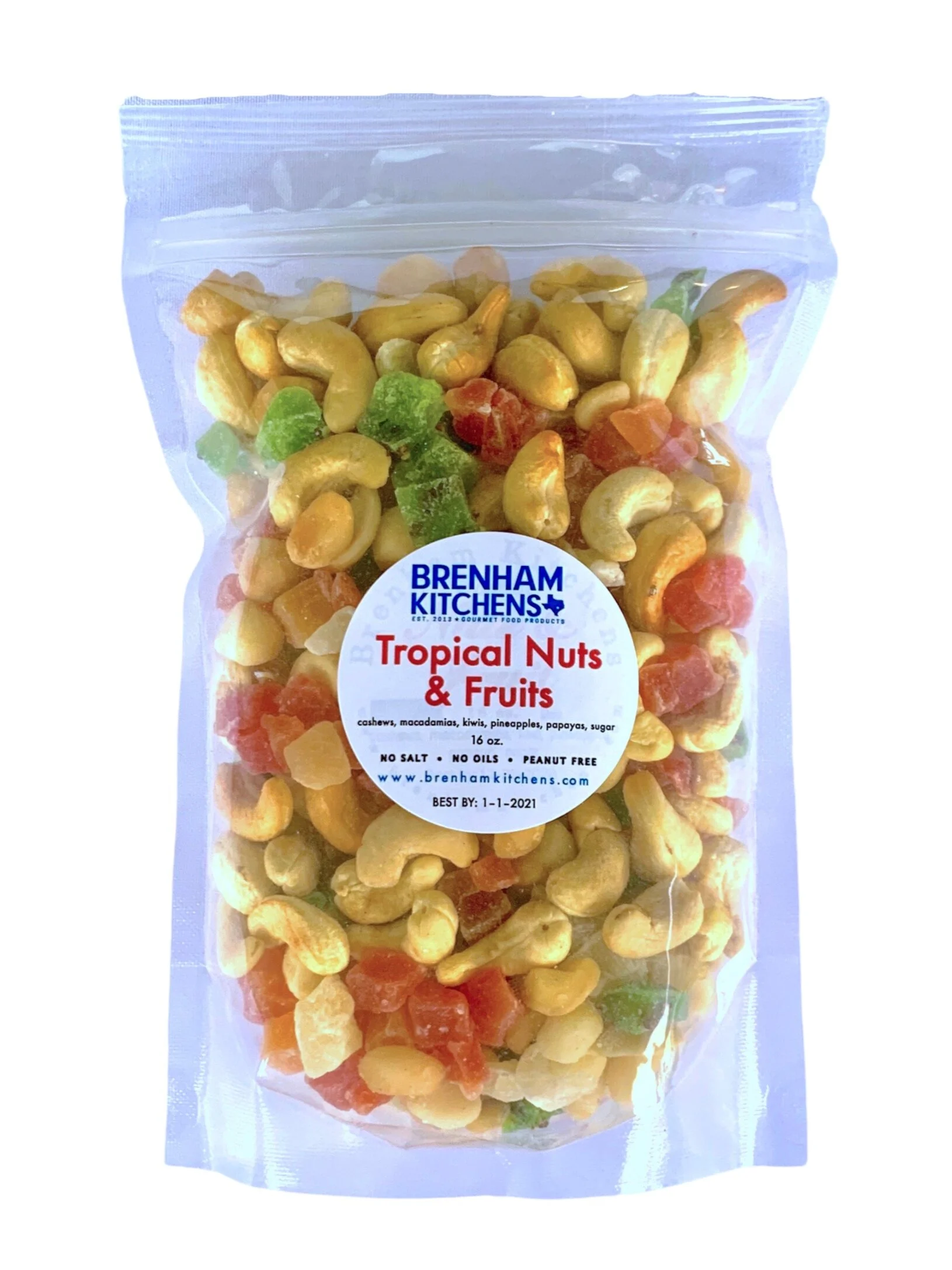 Tropical Nuts & Fruits Large Bag — Brenham Kitchens