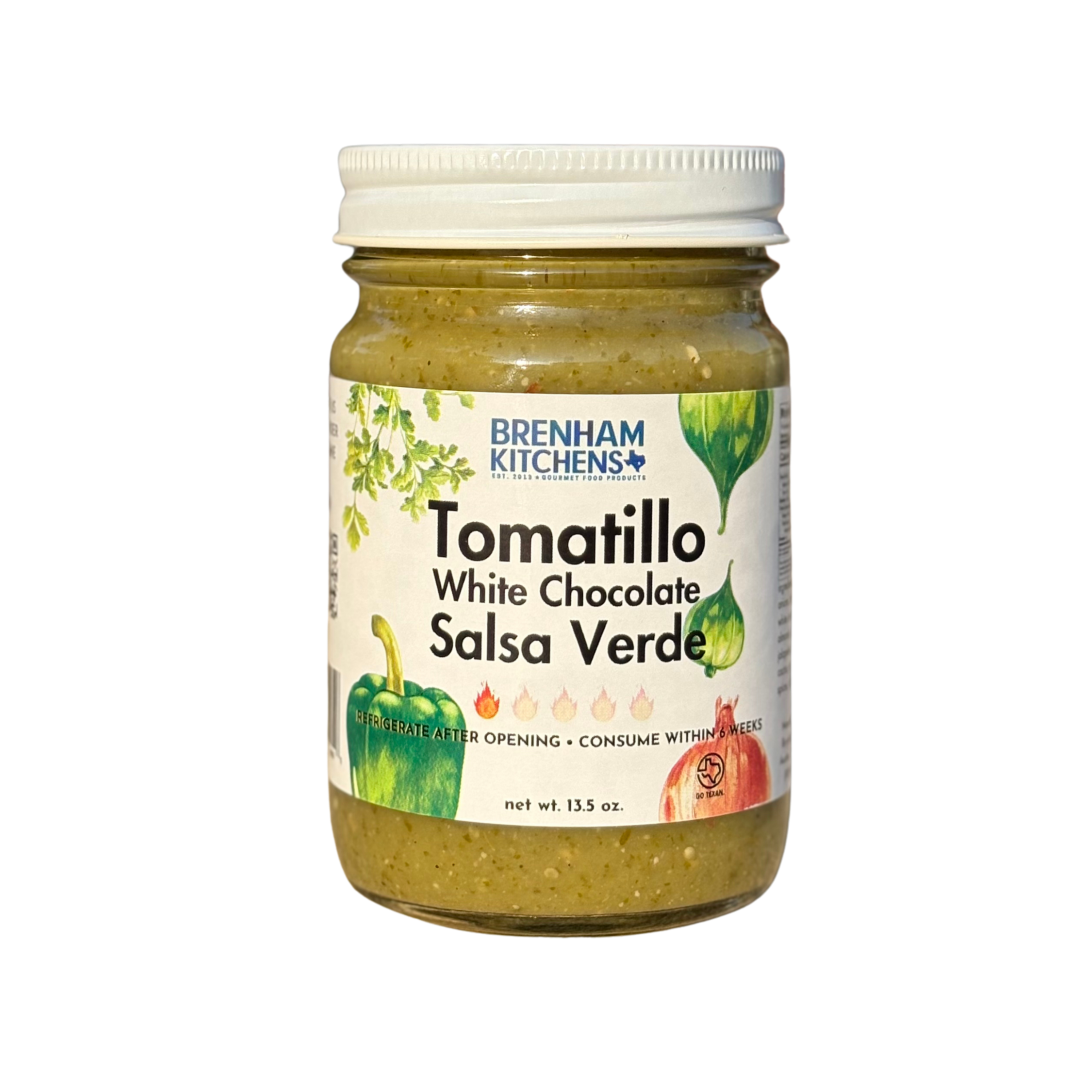 Tomatillo White Chocolate Salsa Verde