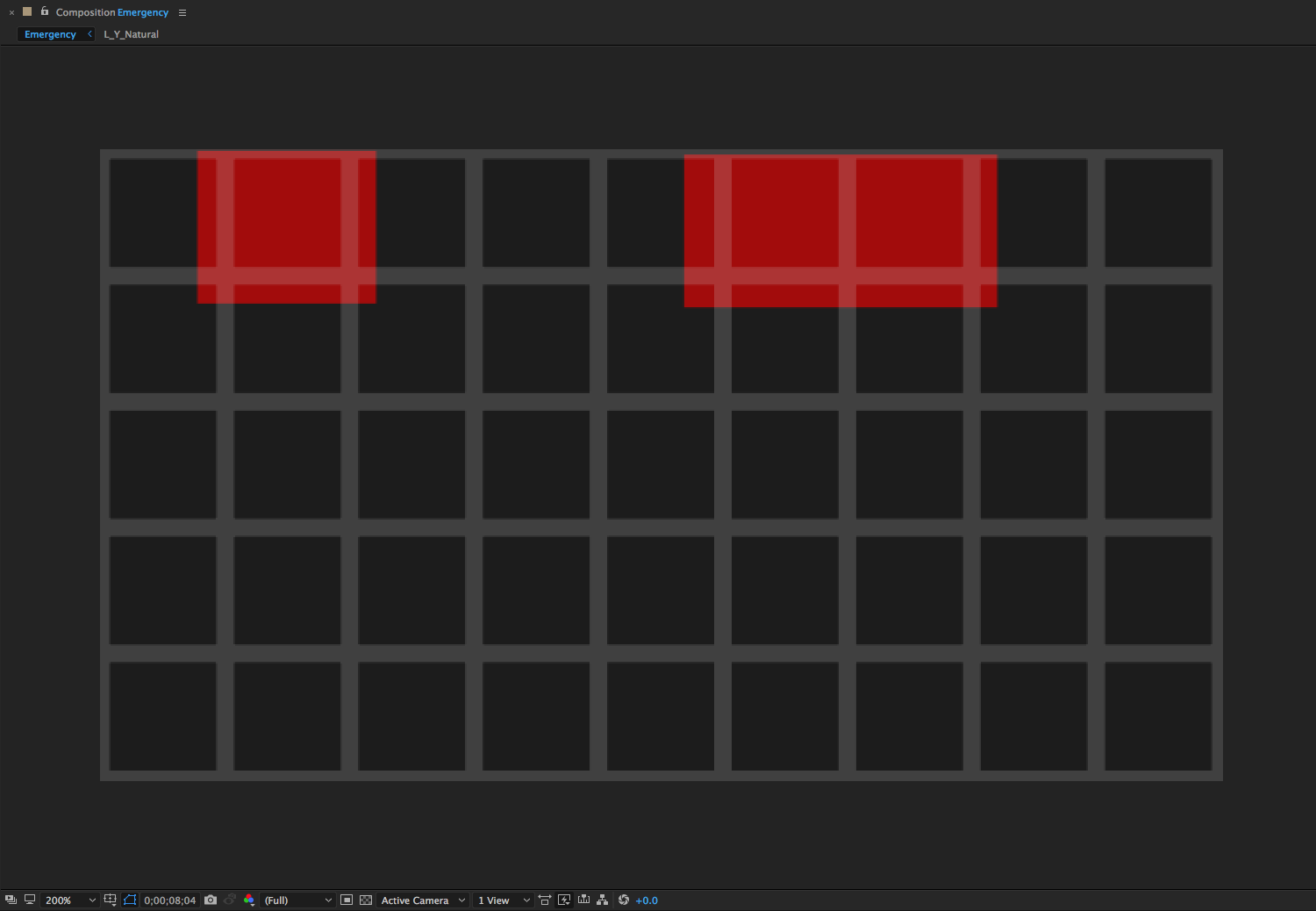 Videos for controlling individual LEDs were built in After Effects. 
