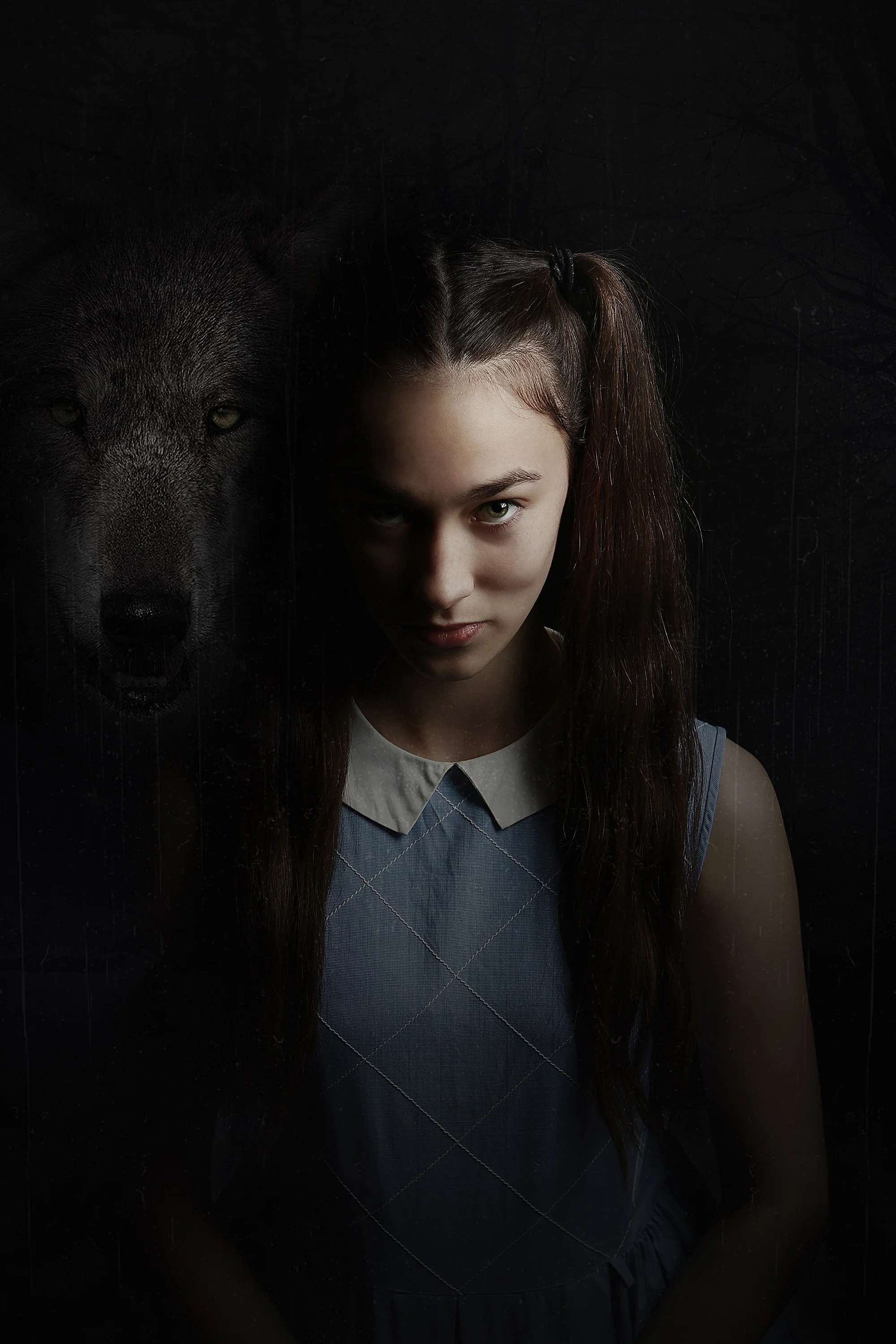 Tessa Bevilacqua plays nine-year-old Lizzie, accused of murder, in Wolf Lullaby . Picture: Kate Sanders-Tye, Verge Studios.