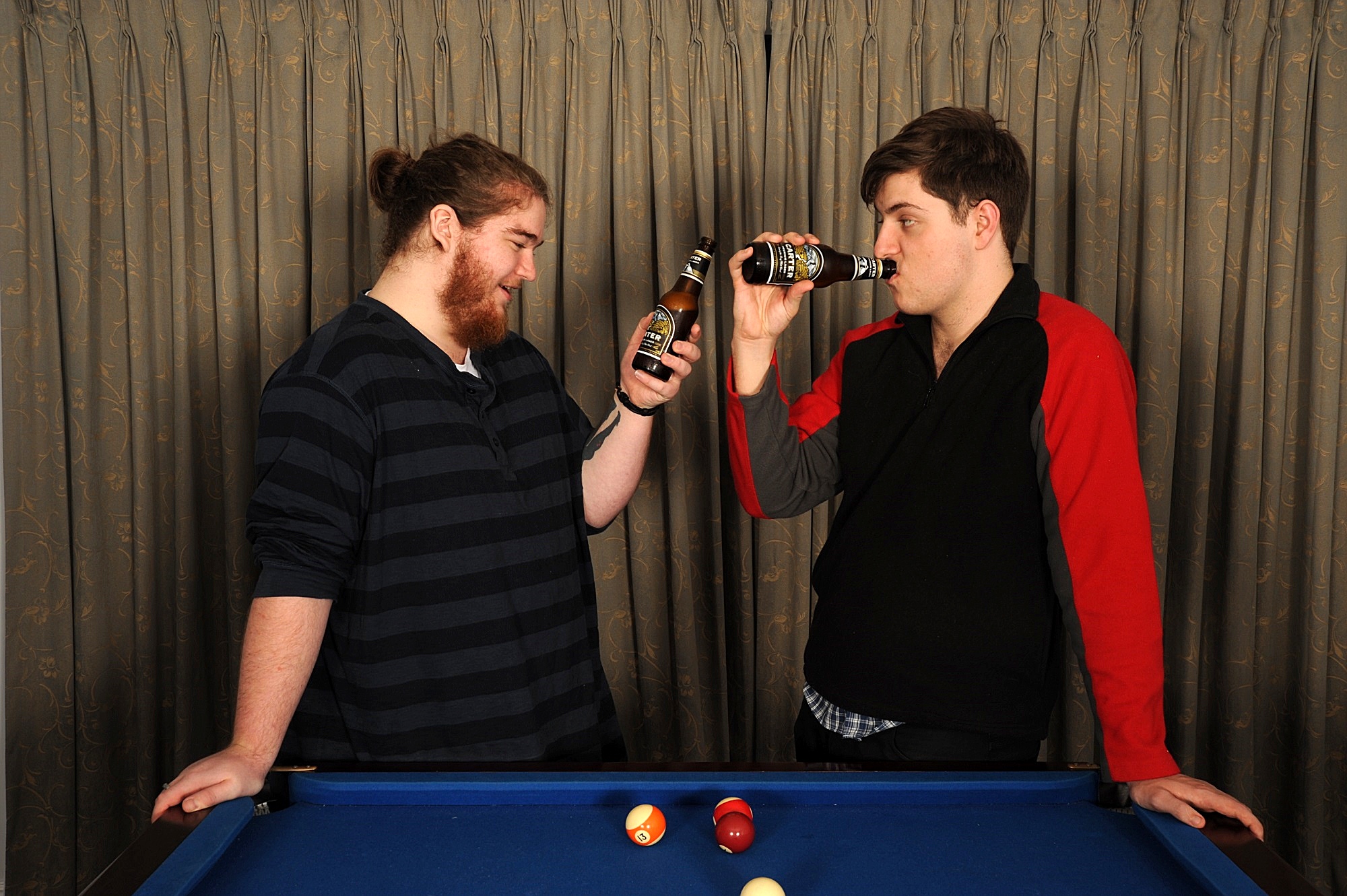 Eamonn Skov, left, and Michael Casas are two of the three New Zealanders trying to stage their home-grown play in Move It!