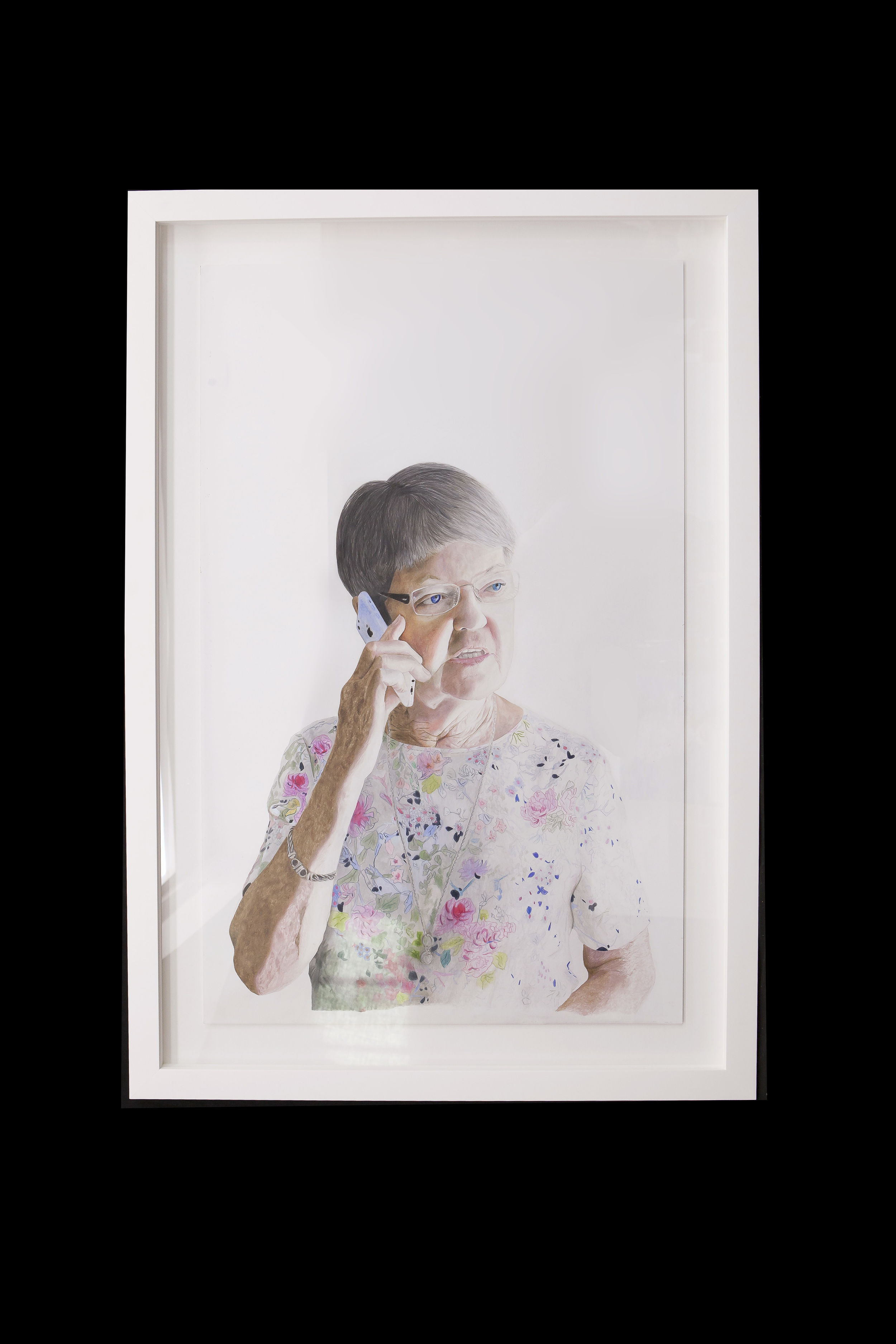 Image: 'In Touch' by Toby Hills, Overall Winner and 2D Category Winner from St George’s Art 2015.