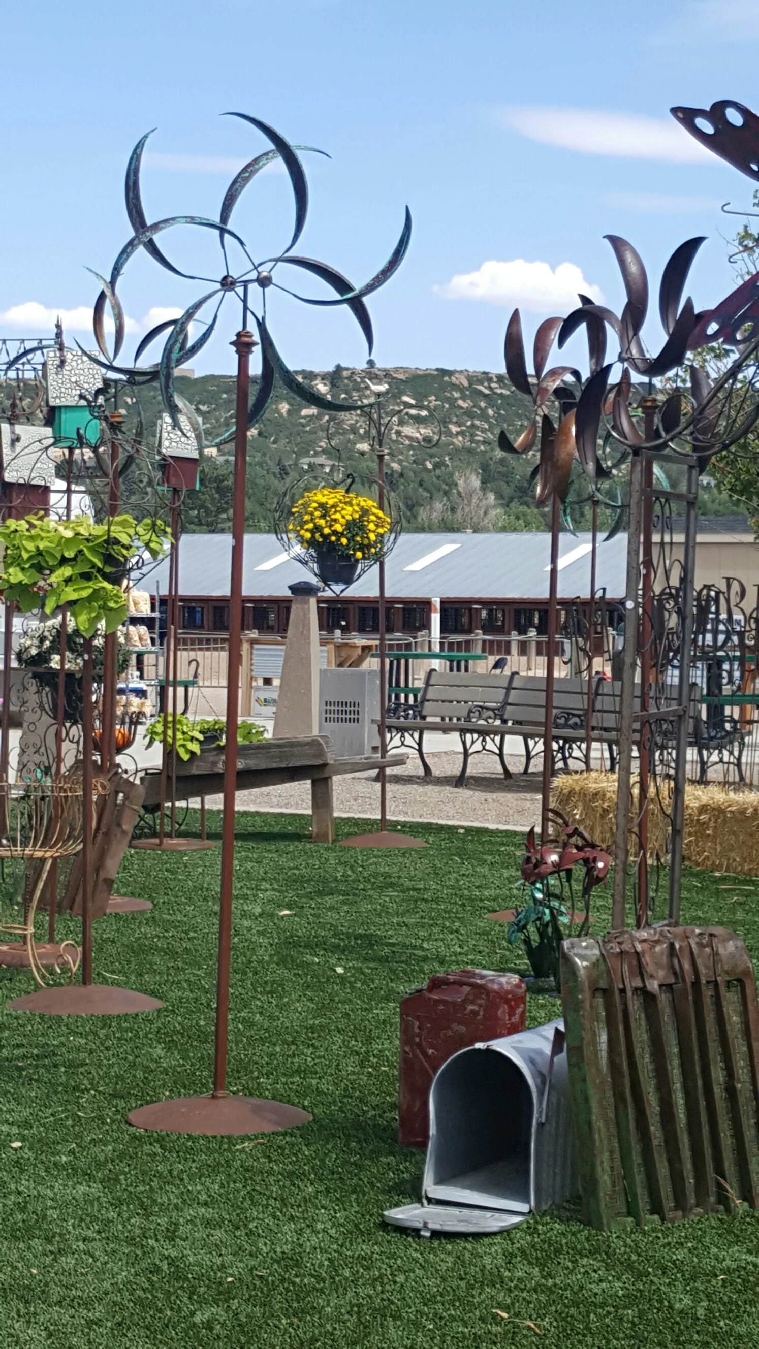 Why not pick up a kinetic garden sculpture on your way back to the car?&nbsp; The overall vibe of the exhibit lends itself to spontaneity.&nbsp; Why not get caught up in the beauty of the day and bring something home to remember it by.
