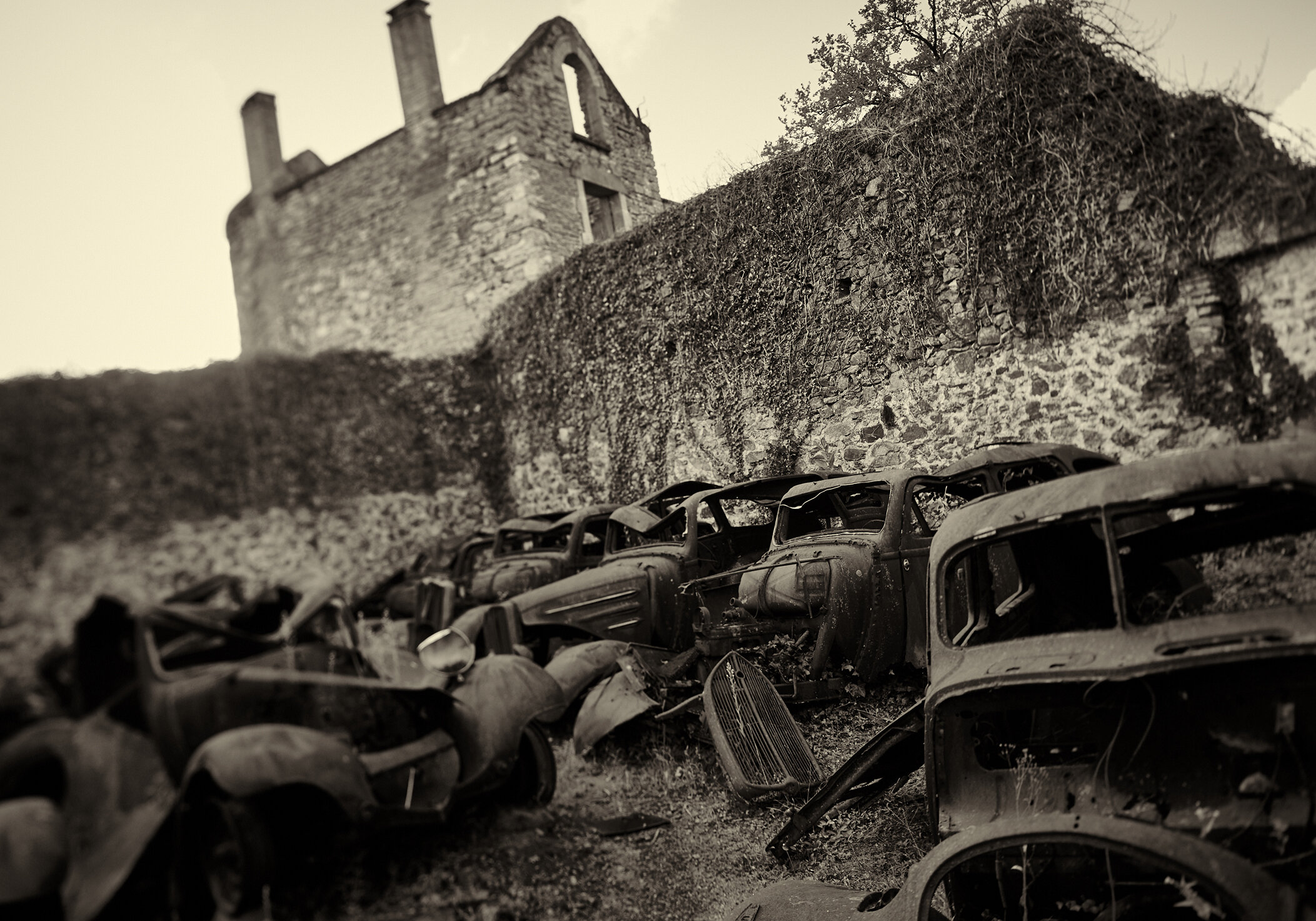 Scene of a Massacre 10/10/1944 Oradour-sur-Glane, France