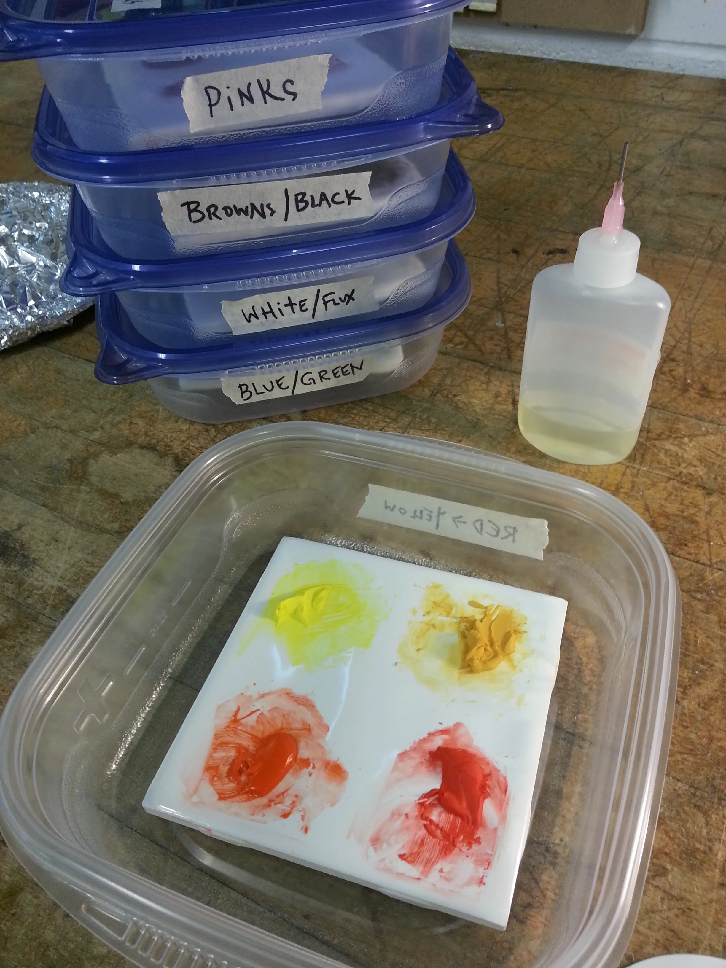 Mixed Painting Enamels