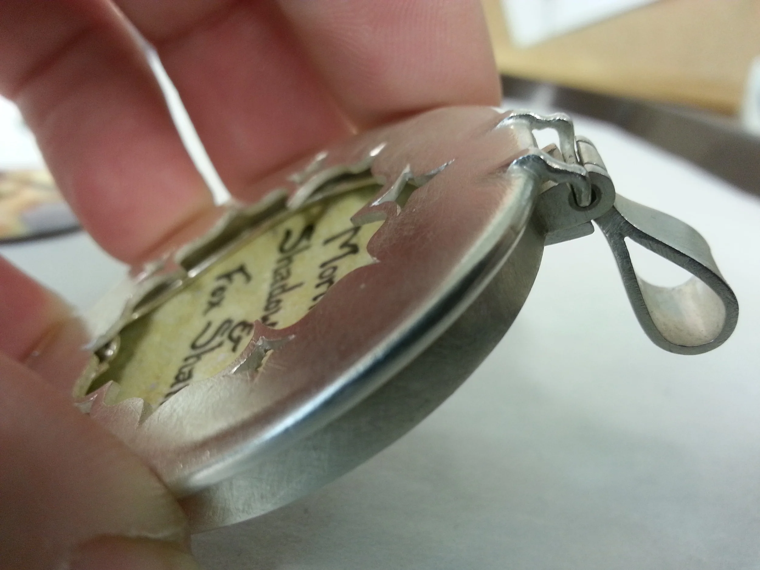 The catch is also friction based, so it clicks closed.