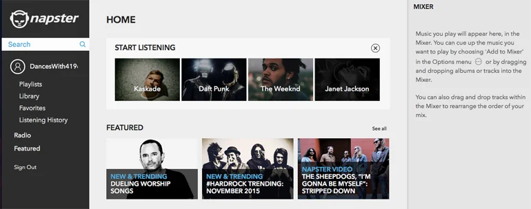 Napster finding new life as a music streaming service