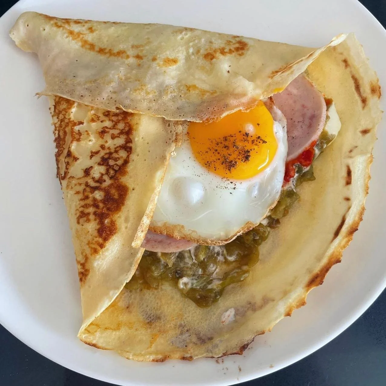 It&rsquo;s time for a crepe curbside at our food court! Catch @jandymobilecreperie curbside plus plenty of sweet and savory options!