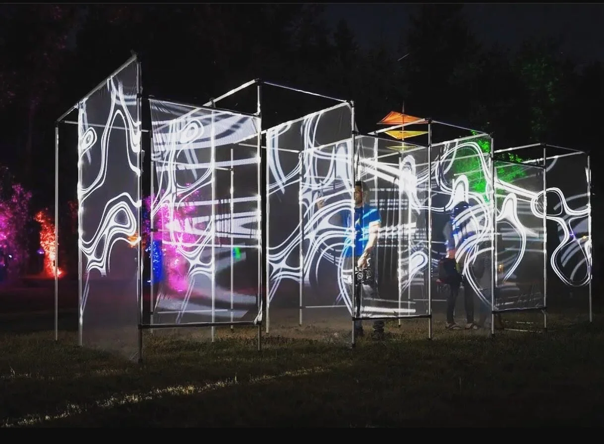Catch @lusiolights new art installations over two nights at our upcoming @seattlenightmarkets and now family-friendly! Grab your tickets www.206nightmarkets.com for our Autumn Moon Equinox celebration.