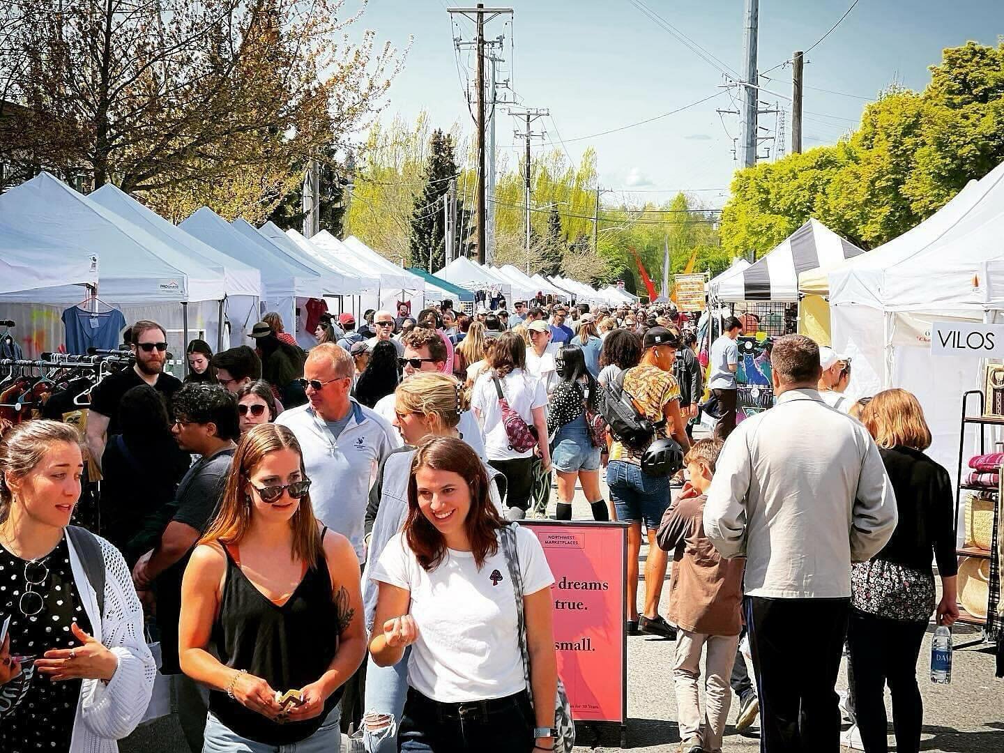 It feels so good to return to 34th Street for our 34th season at Seattle&rsquo;s @fremontsundaymarket this Sunday, April 7th. Like usual 10-4pm and nearly double the offering that&rsquo;s Seattle&rsquo;s favorite curbside treasure hunt! See you this 