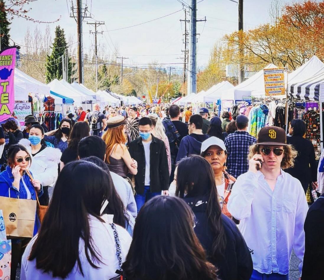 Sundays are the best days! Come play at Seattle&rsquo;s largest outdoor street market