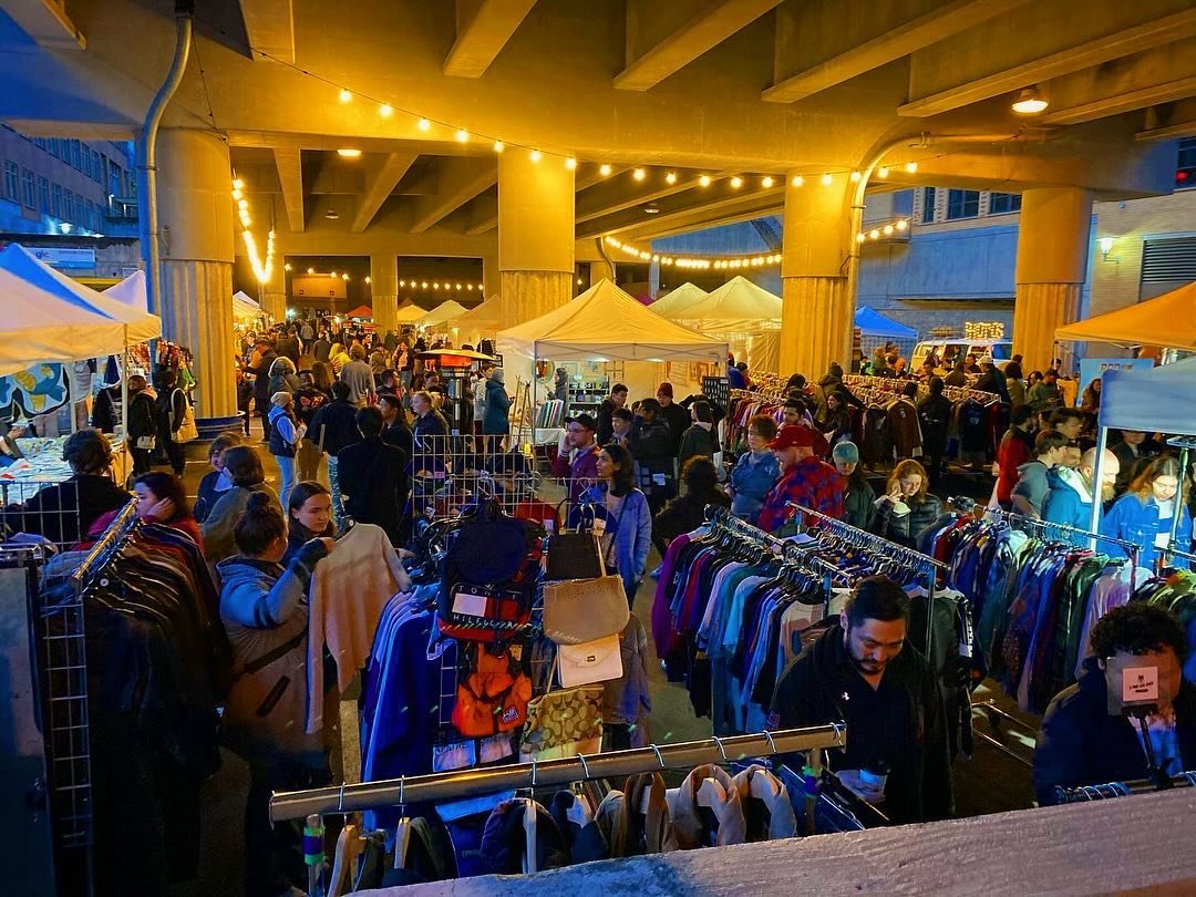 Did you miss our new monthly Night Bazaar at our @fremontbridgebazaar ? It returns monthly on 3rd Saturdays under the Fremont Bridge 5-10pm!