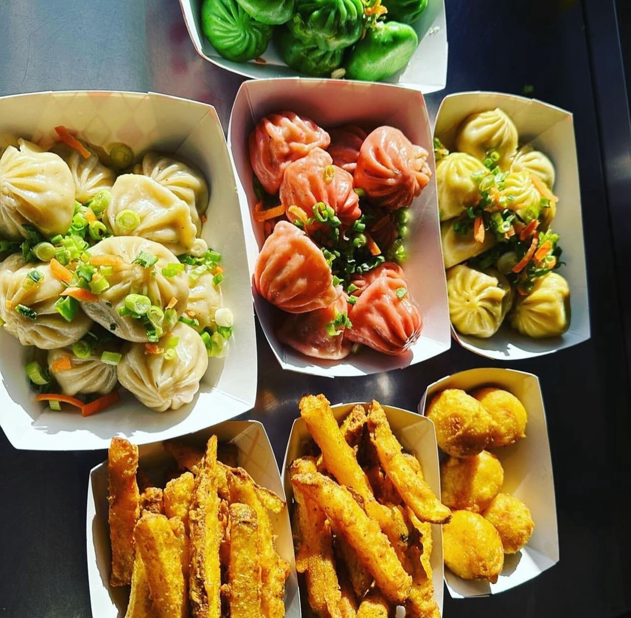 It&rsquo;s dumpling time! Catch the Nepal dumplings today curbside in our food court?