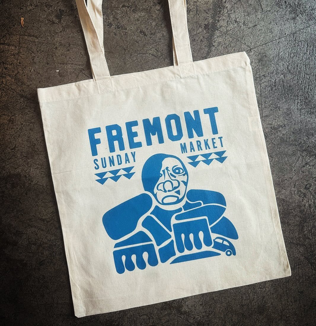 Spend $35 at our new @fremontbridgebazaar today and take home this cool troll tote absolutely free!  It&rsquo;s our way of saying Thank you for shoppping at our newly expanded marketplace down under the Fremont Bridge! #seattlemade #eatseattle #fremo