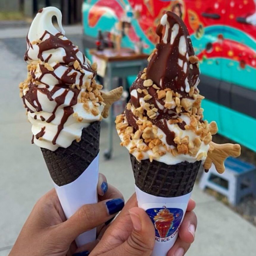 It&rsquo;s soft serve season and @cosmicicecreamvan makes their debut this weekend! See you Sunday.
