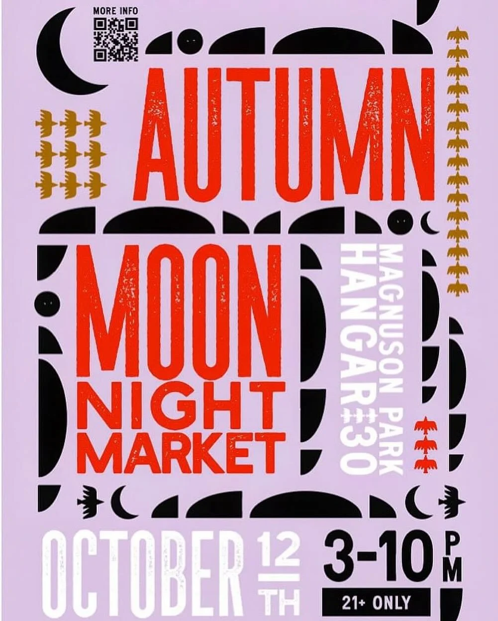 Looking for some 21+ fun next weekend? Our @seattlenightmarkets 21+ series returns this Saturday, Oct. 12th from 3-10pm with 125 booths inside and out at Magnuson Park Hangar 30! Tickets come with drink tokens and entry! So come on out and embrace th