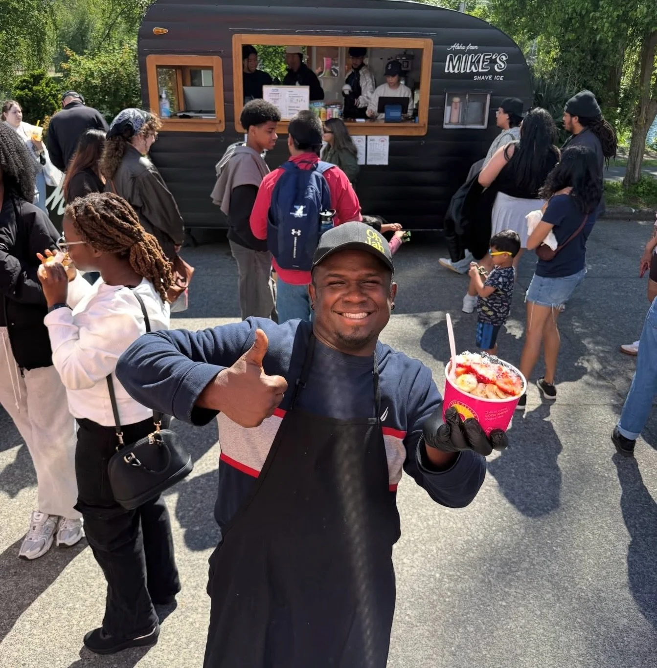 WEEKEND VIBES ❤️ Thanks for hanging with us curbside 🌞 at the @fremontsundaymarket . See you next Sunday! 📸: @sunnhealthbar @ohjahjamaica_corner