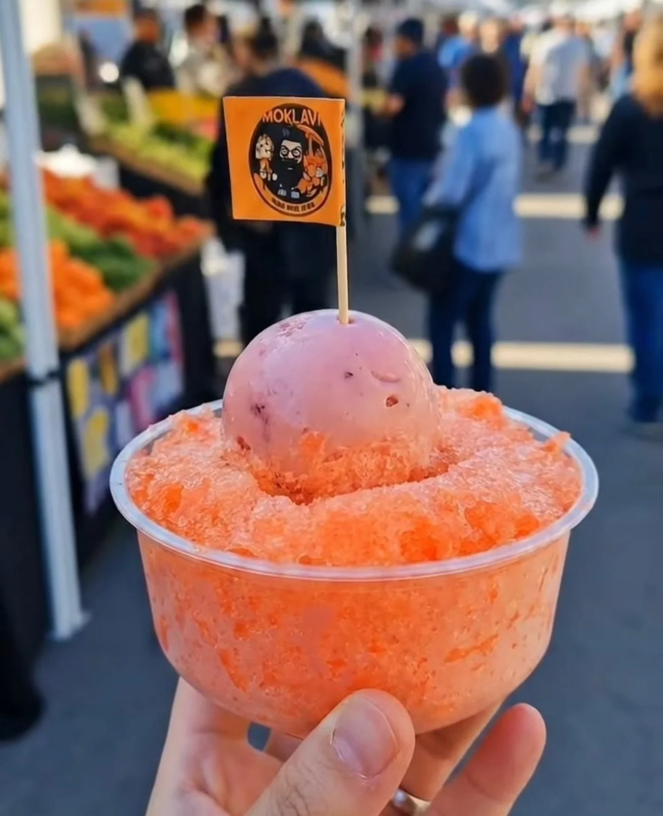 Come cool down with something sweet at @moklava.llc today for small batch ice cream and shave ice curbside midway in Canal! Fresh and natural flavors with natural sweetness!