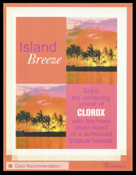  A product tagline and packaging color recommendation. 