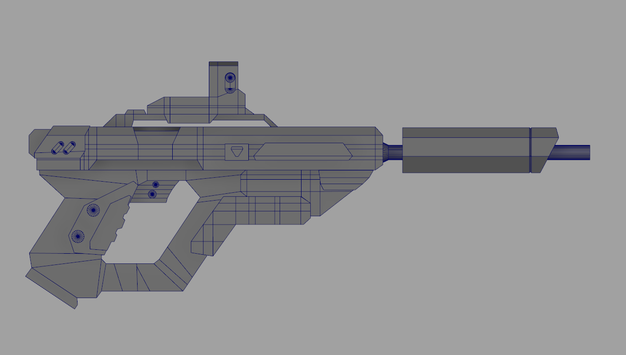 Sci-Fi Hand Gun Progress Report 001