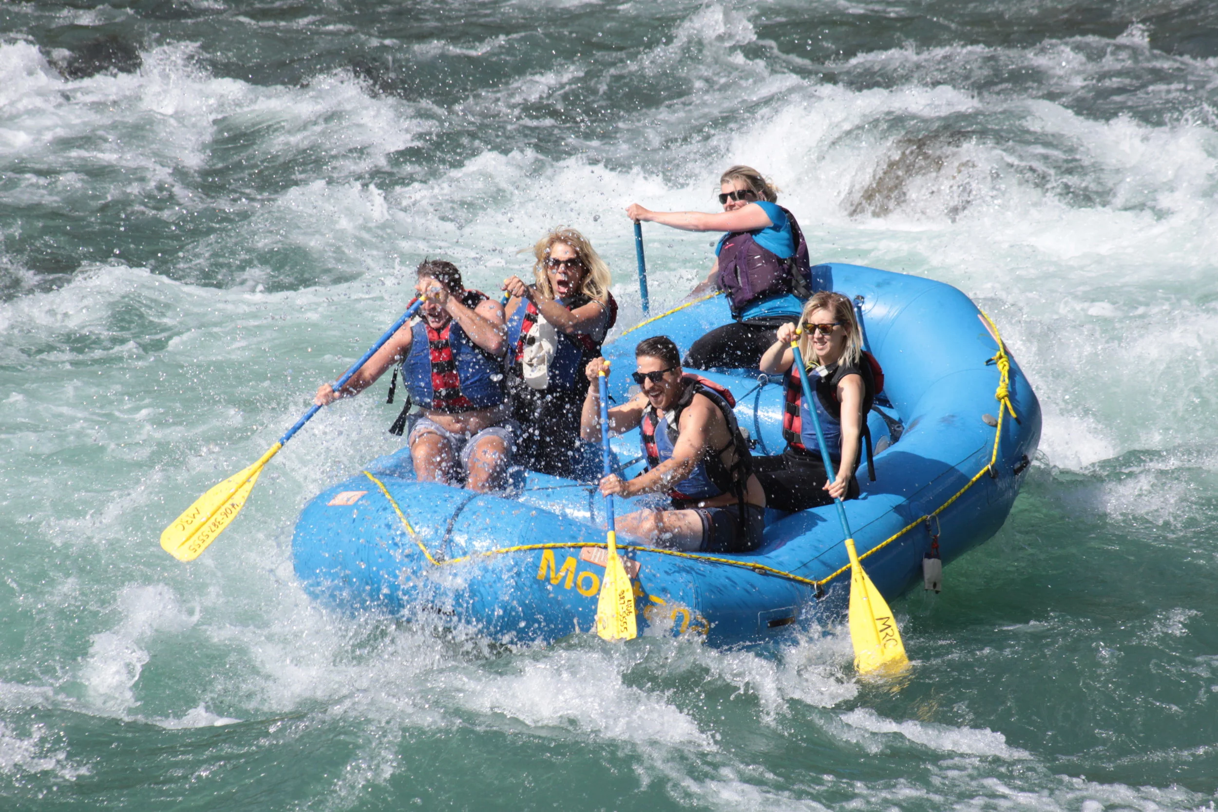 River Rafting the Middle Fork- too much fun!