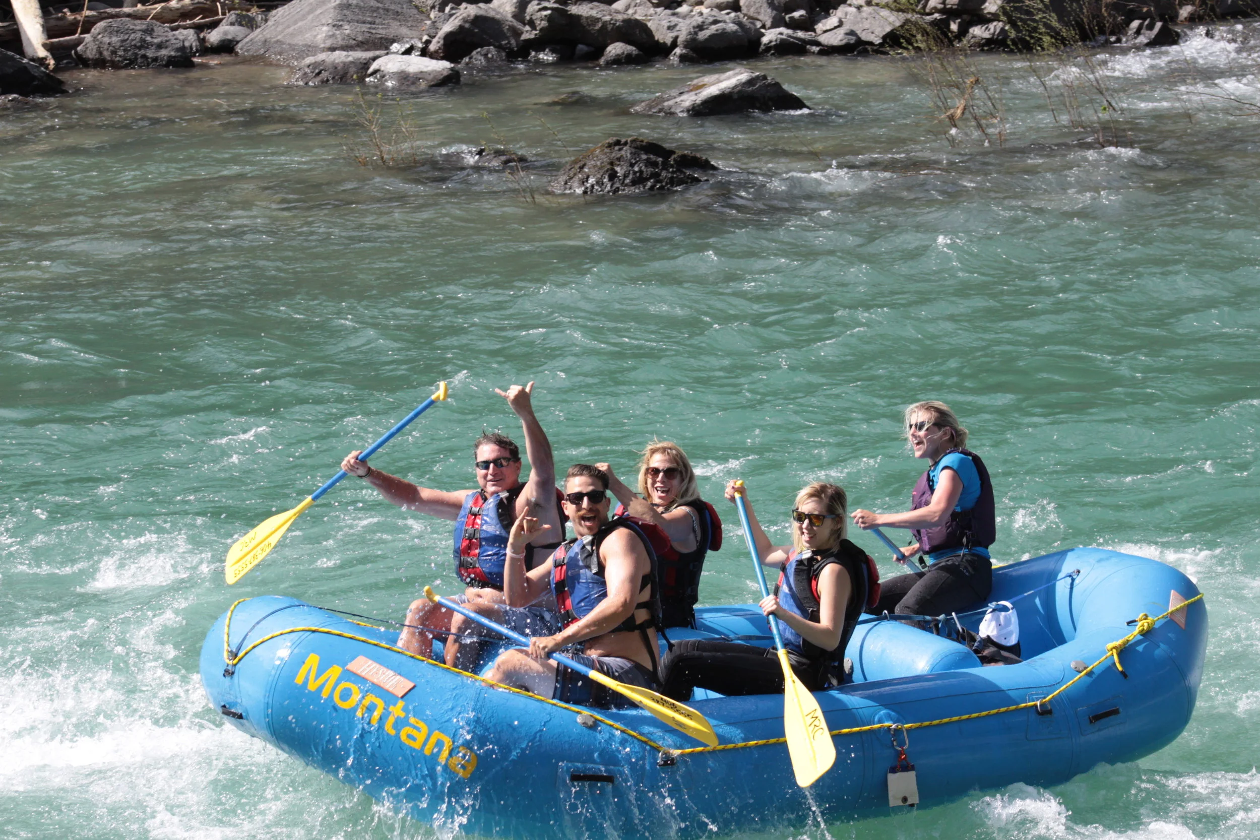 We made it through the Rapids on the Middle Fork!