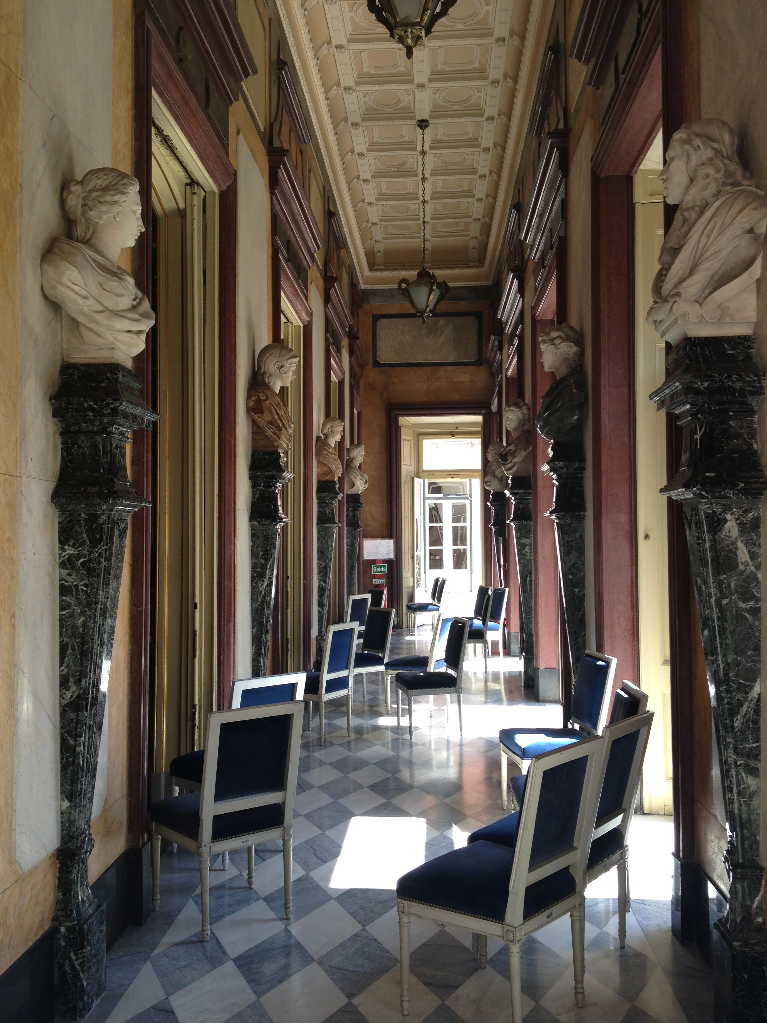 The Foyer of the Ballroom. They couldn't fit enough seats in the ballroom so the Foyer was used as well.