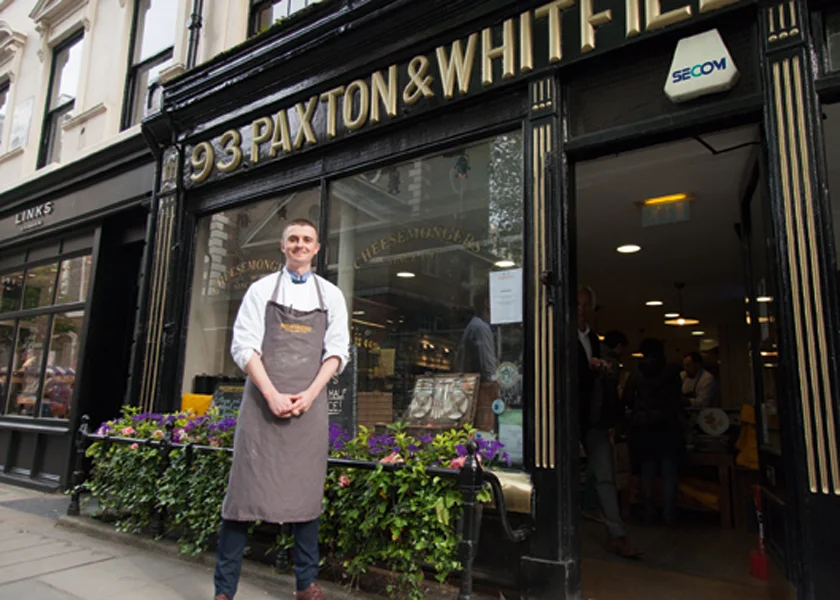 Cheese tasting at Paxton & Whitfield