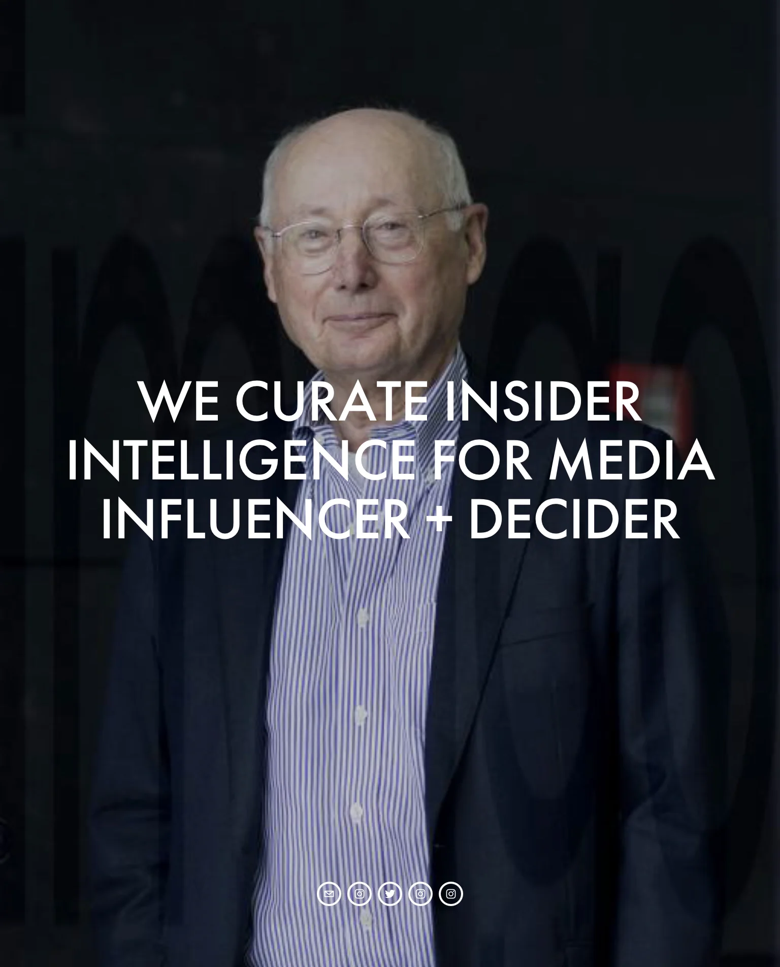 STEFAN AUST / PUBLISHER DIE WELT / BESTSELLER AUTHOR / ‘EVERY STORY IS AS GOOD AS THE SOURCE’