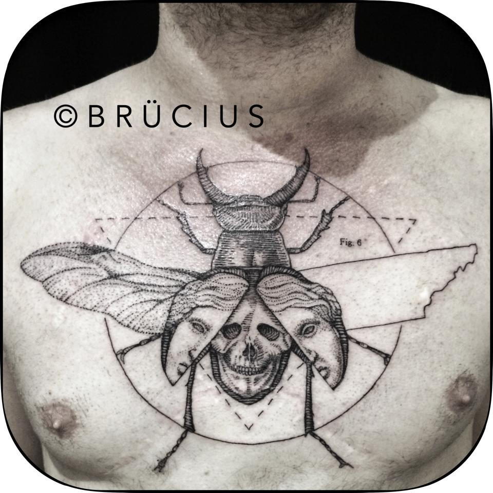 Hercules beetle  tattoo insect hercules beetle line  Flickr