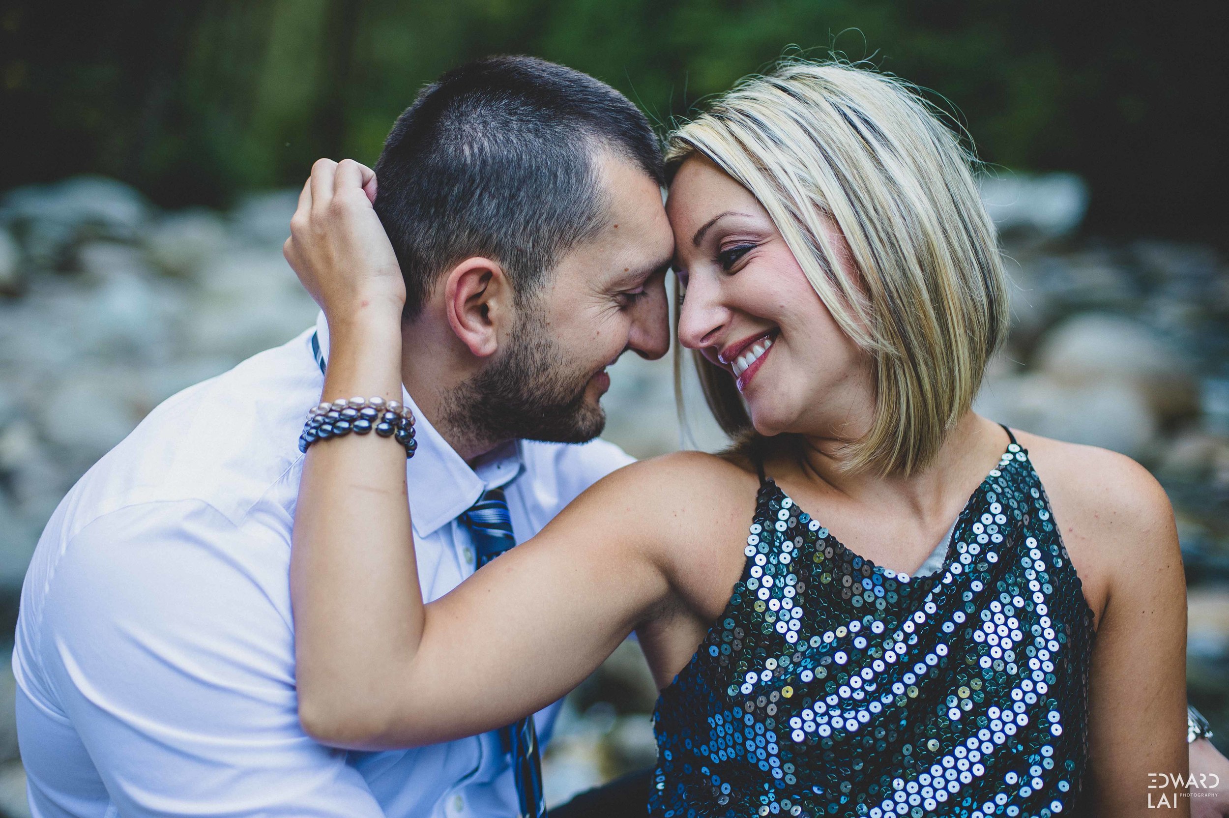 Vancouver engagement photography lynn canyon suspension bridge edward lai photographer