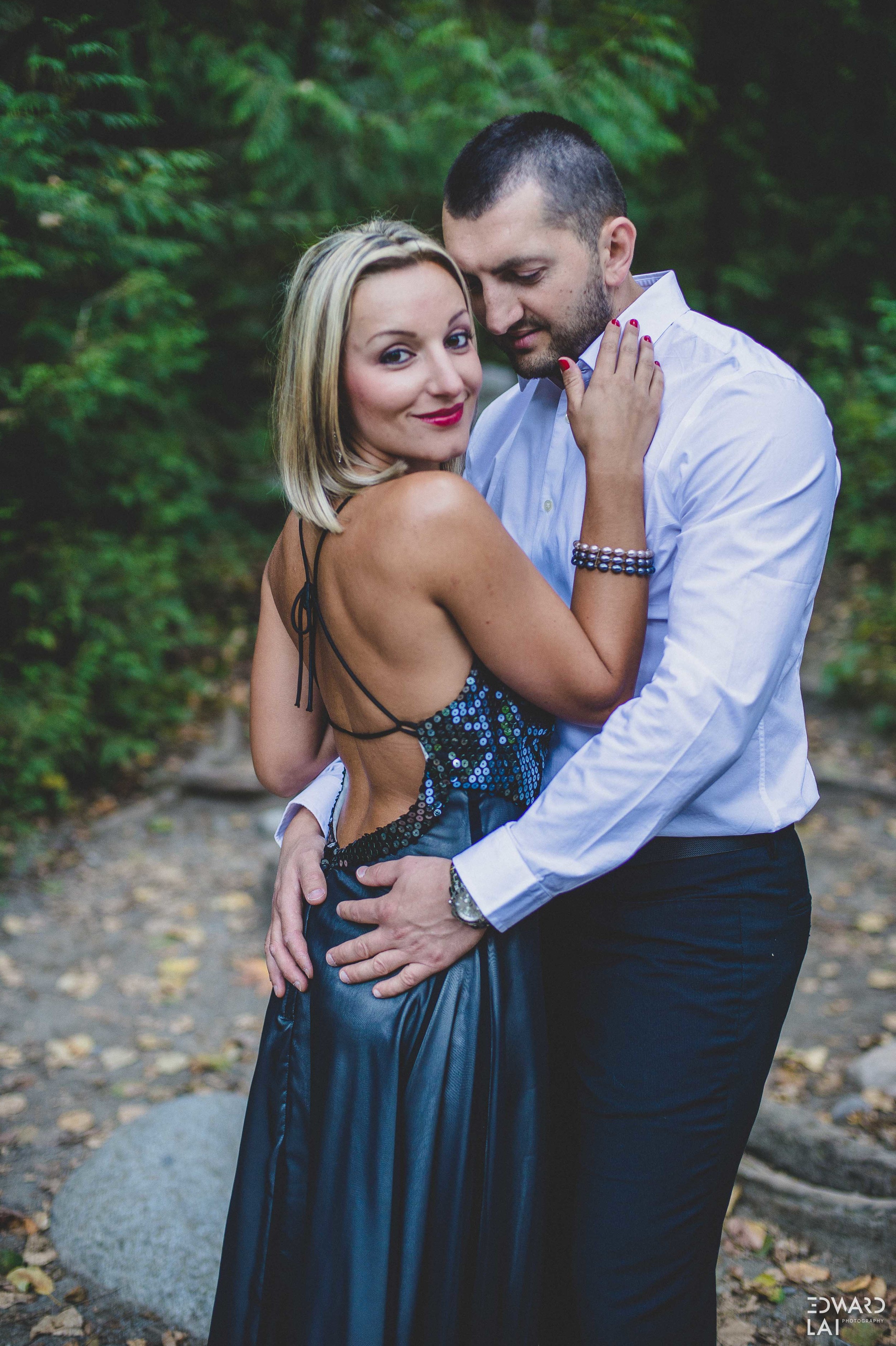 Vancouver engagement photography lynn canyon suspension bridge edward lai photographer