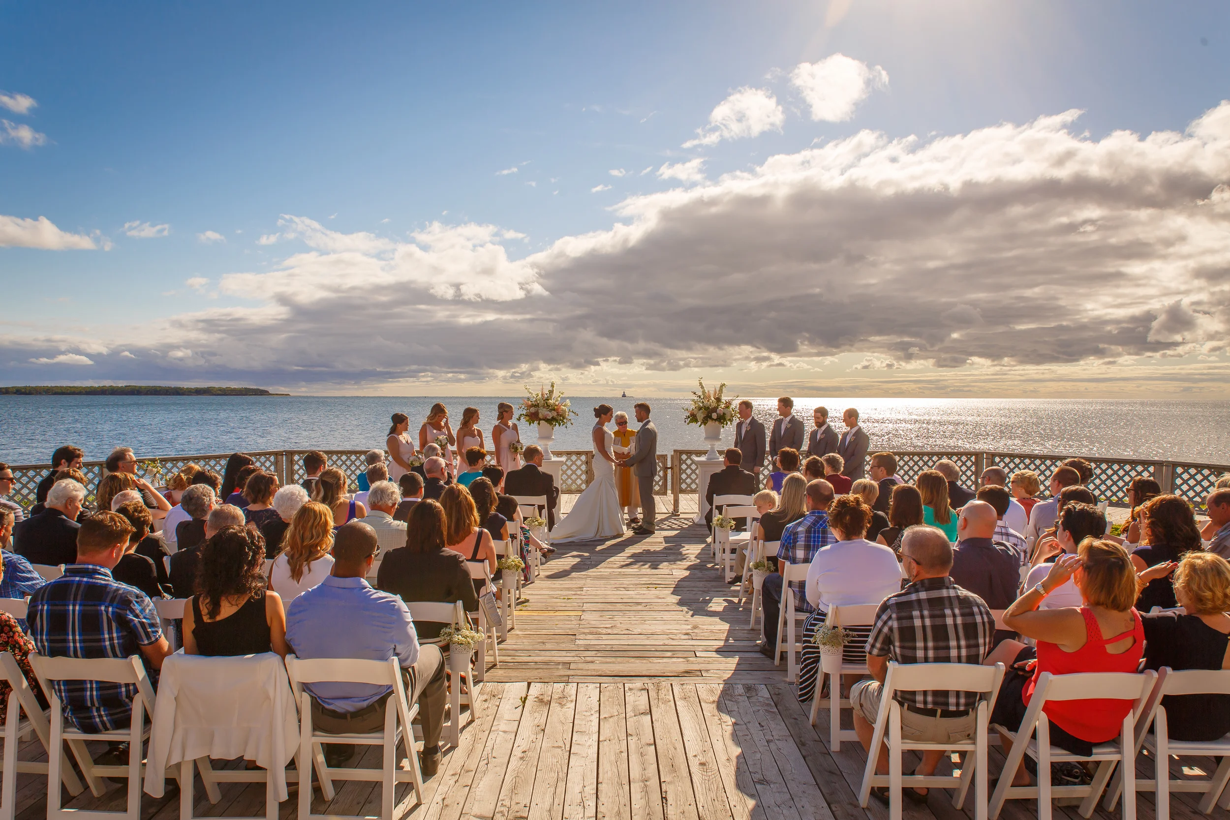 Erin &amp; Nick - Patio Wedding at The Shipyard