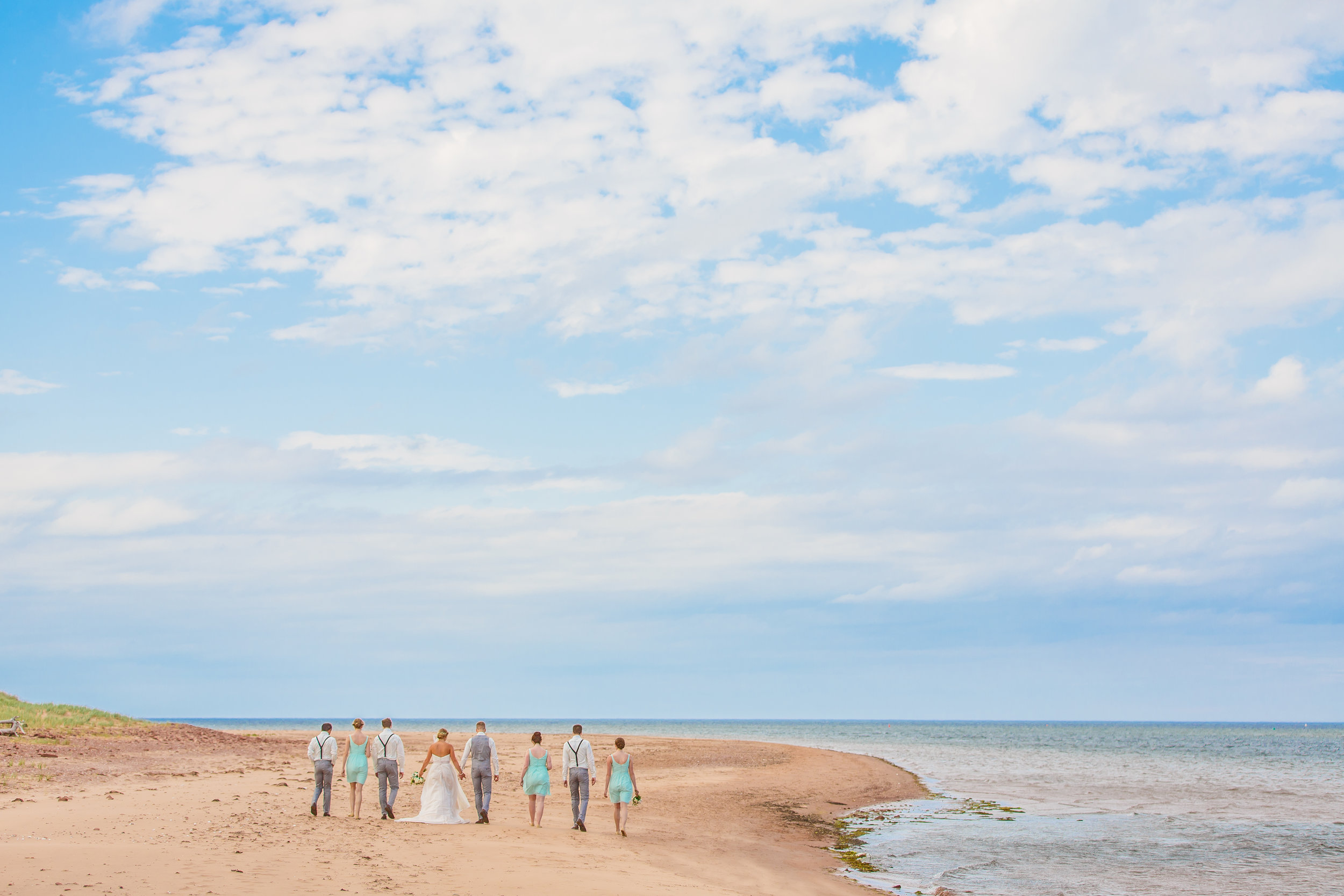 Laura &amp; Michael - Blue Sky Wedding Day in Clinton, PEI
