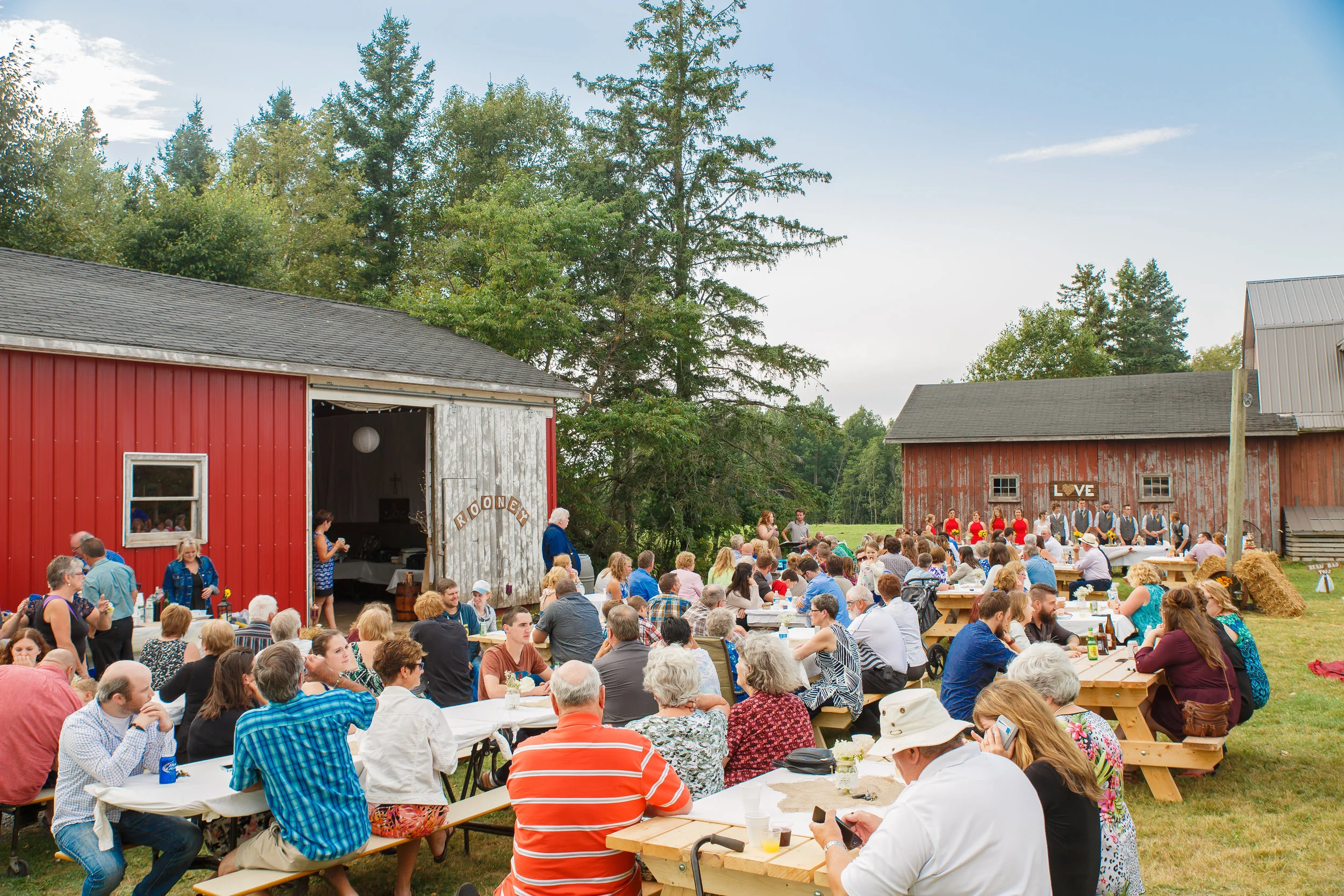 Mary &amp; Leo - Backyard wedding in Orwell, PEI